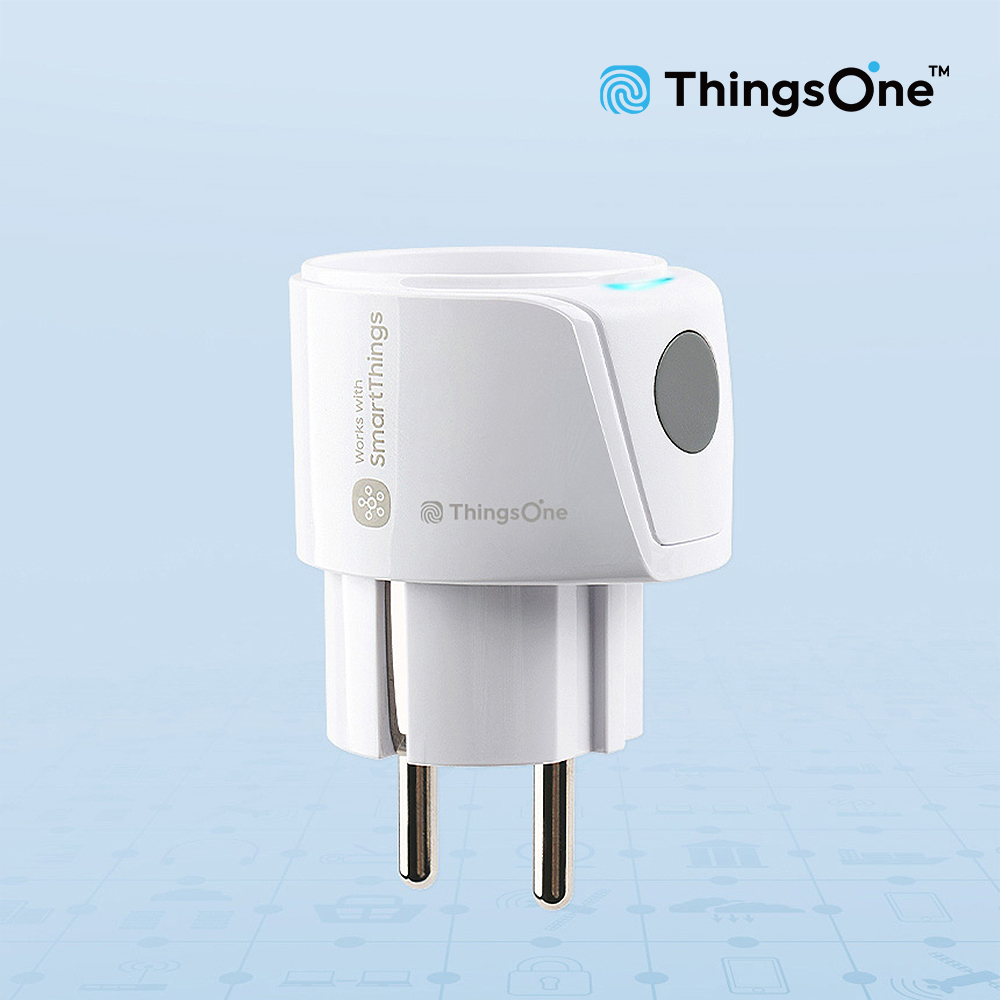 [ThingsOne 싱스원] SmartThings(스마트싱스 전용) IOT Wi-Fi 16A 스마트 플러그 IA70001-OTP03