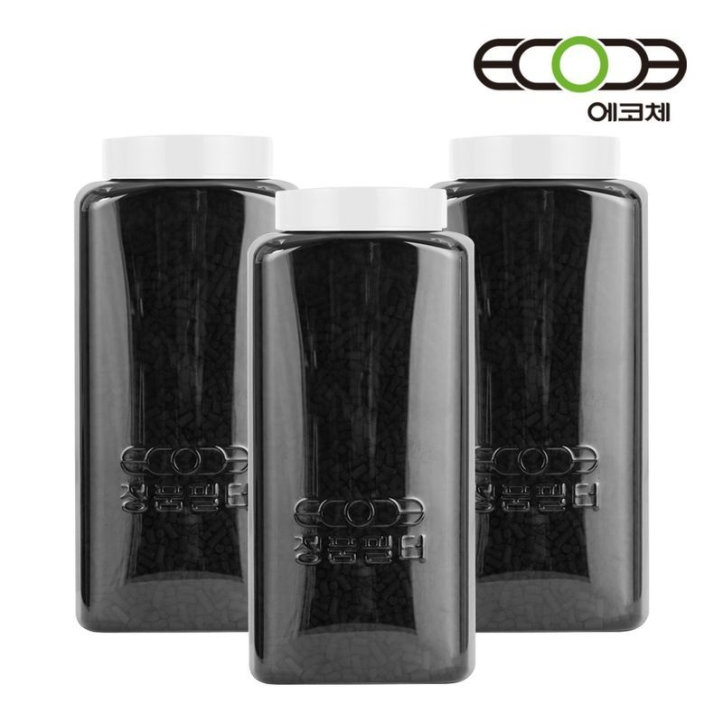 에코체 음식물처리기 촉매 복합 필터 활성탄 리필 3개 SUS-2L1A ECC-800 ECC-888 겸용