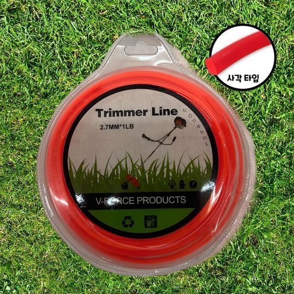 [하프클럽]예초기날 예초기줄 예초기줄날 사각 2.7mm