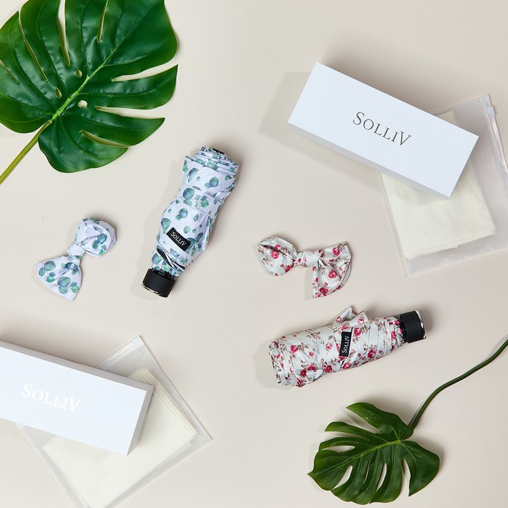 (현대홈쇼핑) 솔리브 5단 접이식 암막 양우산 2개