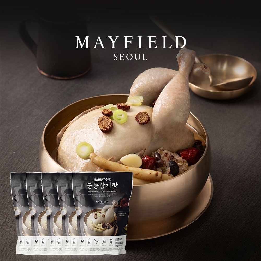 메이필드호텔 (현대홈쇼핑) [메이필드호텔] 궁중삼계탕 1.2kgx5팩