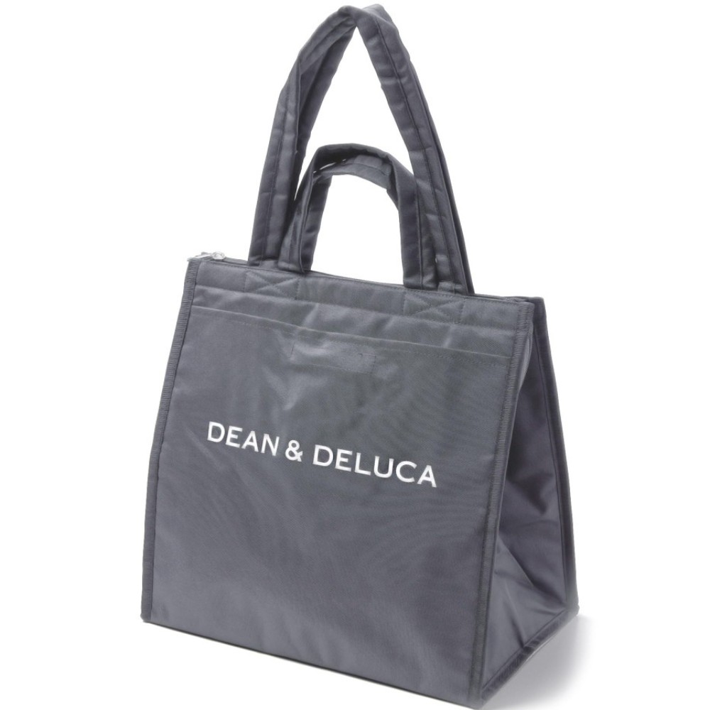 [해외] 딘앤델루카 쿨러백 그레이L 리뉴얼 보냉백 지퍼가 달린 컴팩트 도시락가방 런치백