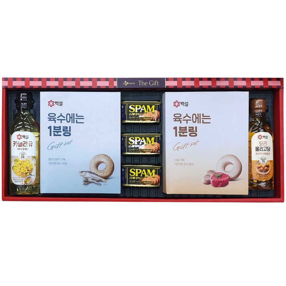 CJ제일제당 스팸 특별한선택 E1호/스팸선물세트/통조림/햄/쇼핑백