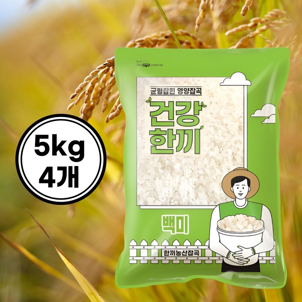국산 쌀 20kg 백미 2024년산 햅쌀 밥맛 좋은 상등급 국내산 백미 : 롯데ON