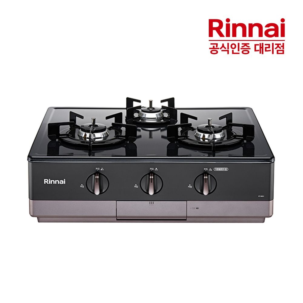 [전국설치]린나이 3구 가스레인지 RT-6601
