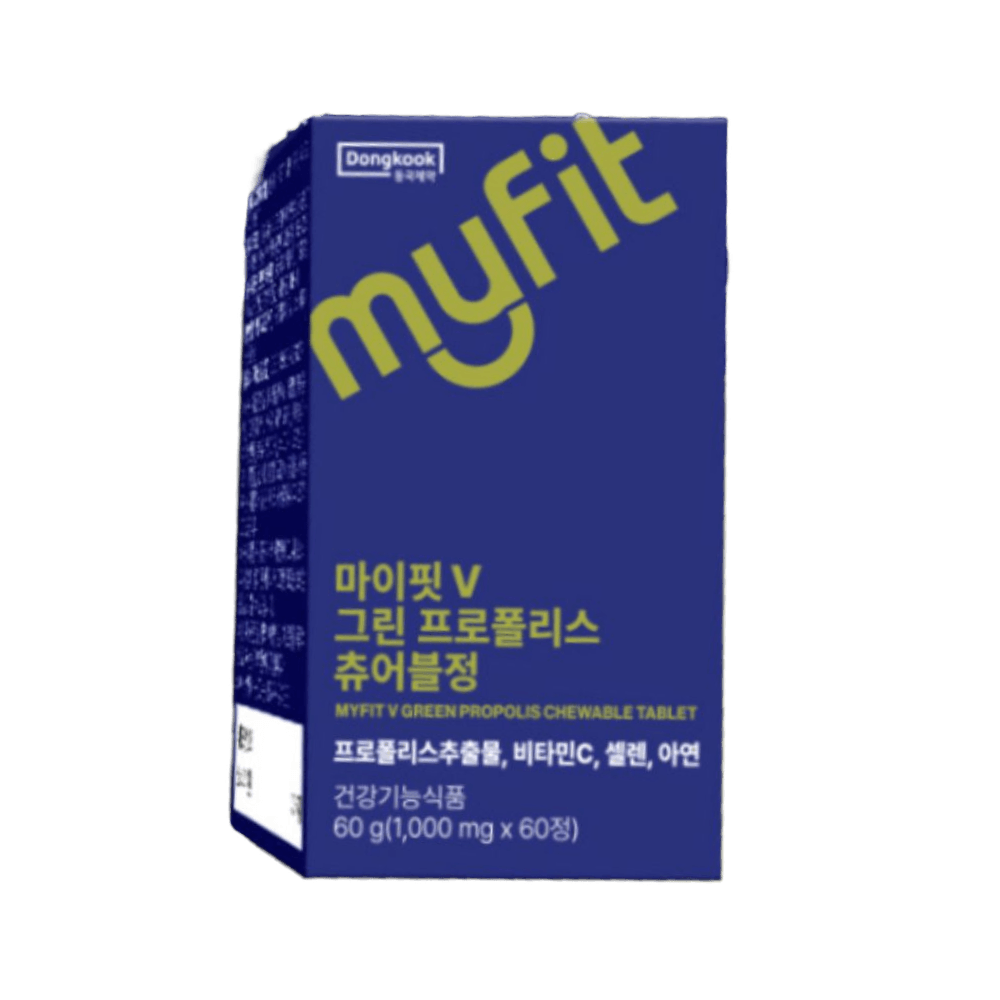 동국제약 마이핏V 그린 프로폴리스 츄어블정