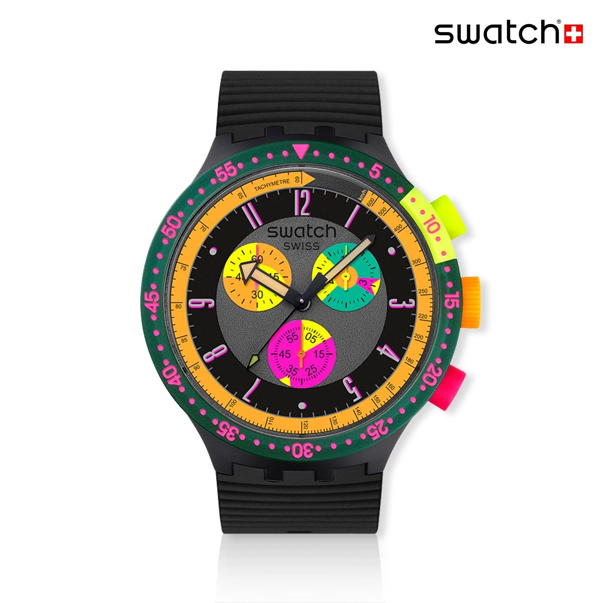 스와치 [본사] SWATCH NEON SEPPIA SB02B104