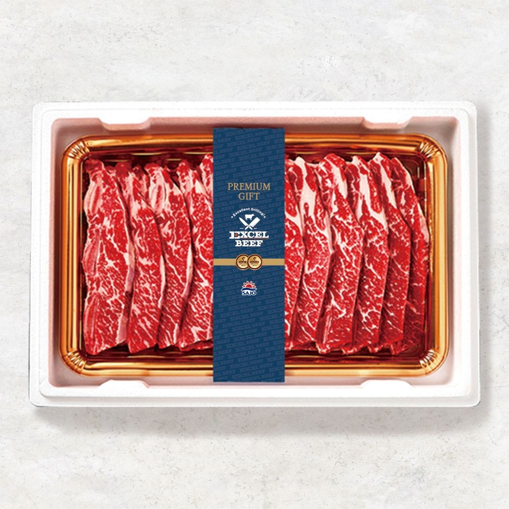 [EXCEL BEEF] 블랙앵거스 LA갈비 선물세트 1.5kg (초이스등급) : 롯데ON