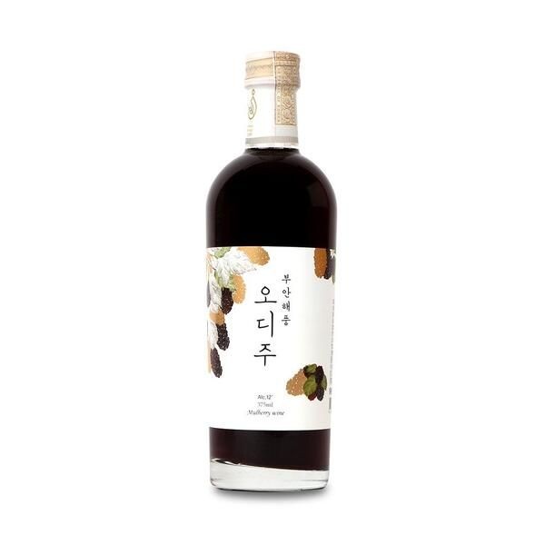 강산명주 부안해풍오디주 12도 375ml 과실주 오디와인