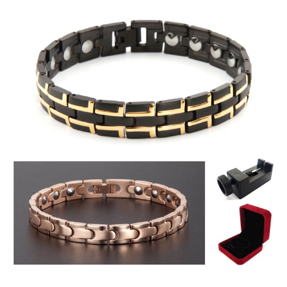 [우리가게]Woori 99.999% 게르마늄 티타늄 건강 팔찌 2종