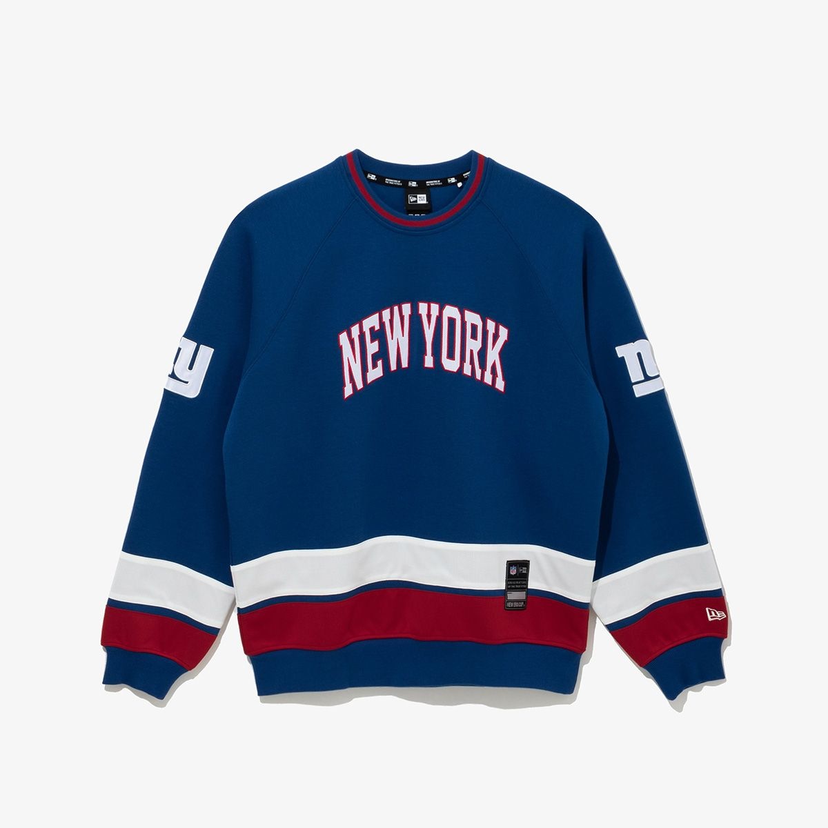 [롯데백화점] 뉴에라 공용 NFL 뉴욕 자이언츠 맨투맨 딥 블루 14741995 LE1220227209