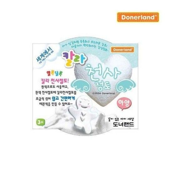 상품상세참조 천사점토30g 하양_2P_칼라점토 아동미술놀이 칼라점 칼라점토 칼라점토놀이 아동미술놀이