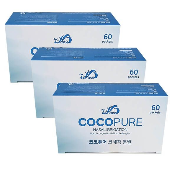 코코퓨어 코세척 분말 60포입 X 3개