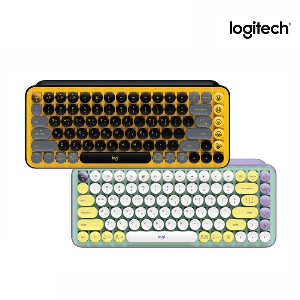 [오늘출발] 로지텍코리아 POP KEYS 무선 블루투스 기계식 키보드 (정품) (블라스트)