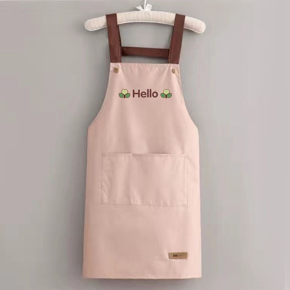 IM 카페 주방 식당 공방 어린이집 방수 앞치마 핑크 어린이집앞치마 식당앞치마