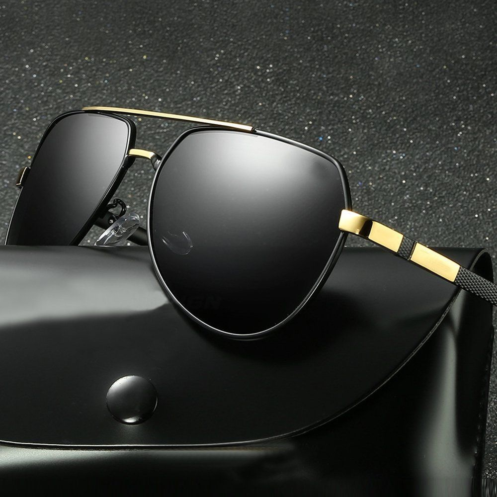 IM 남자 보잉 편광 렌즈 운전 패션 선글라스 골드스모크 운전용선글라스 패션선글라스