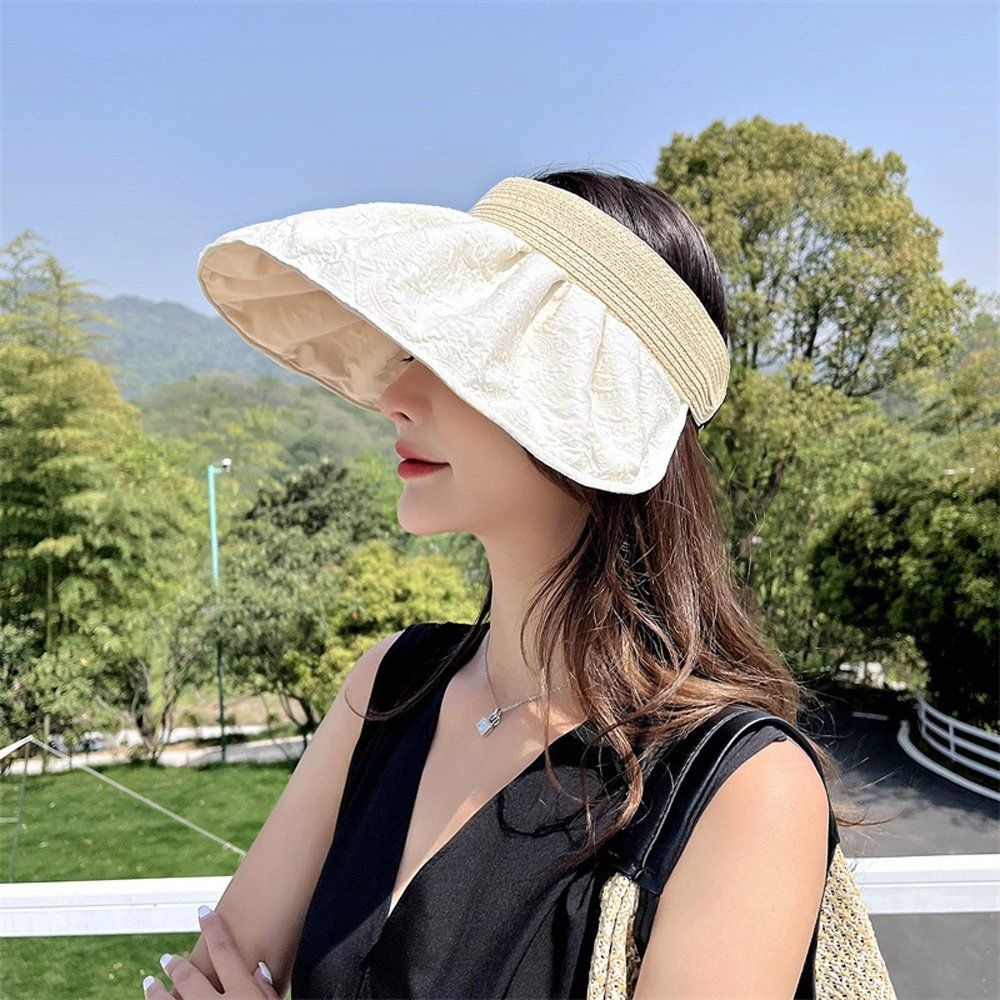IM 여성 여름 선캡 그늘 막 모자 햇빛 자외선 차단 썬캡 창모자 휴양지