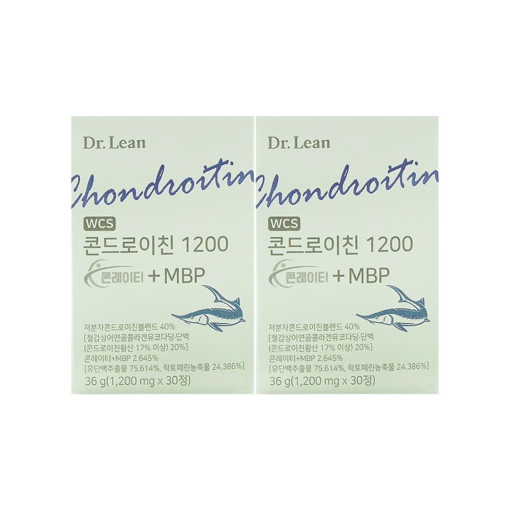 닥터린 콘드로이친 1200 콘레이티 + MBP 1200mg x 30정 x 2박스