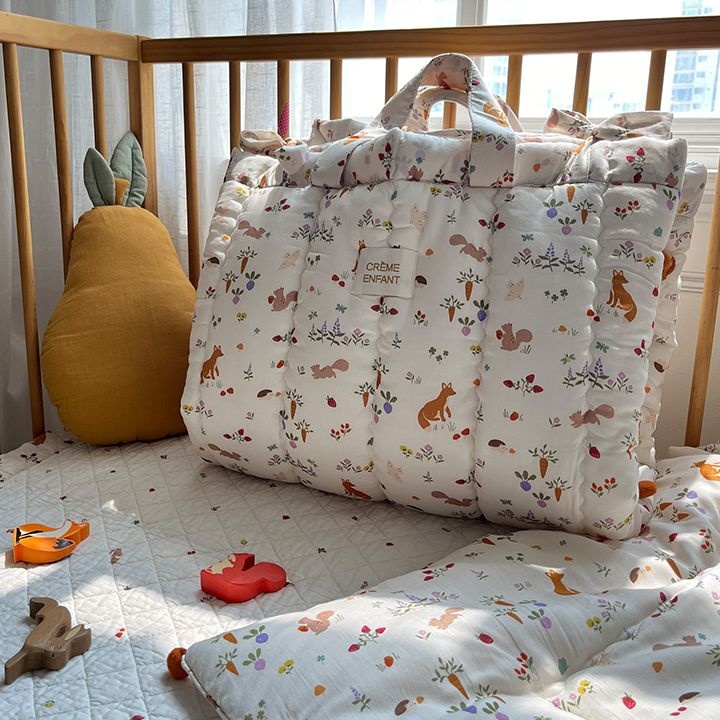 [롯데백화점] 리틀아카이브 [크레므앙팡] 듀이 모달 낮잠이불세트(J)+베개솜 LE1218366788