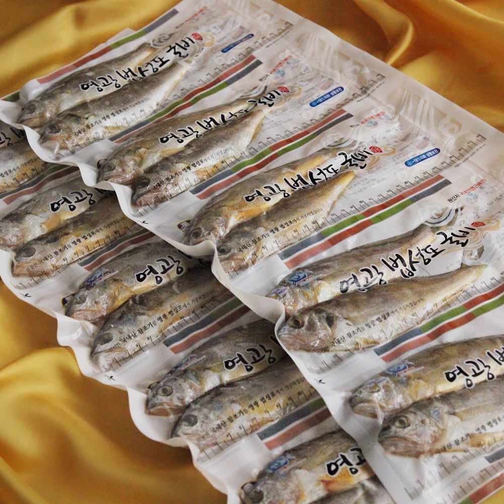 [온누리상품 상생페이백] 굴비 영광 법성포 프리미엄 굴비 선물세트 가정용 진공포장 엮걸이포장 18cm/1.9kg 내외