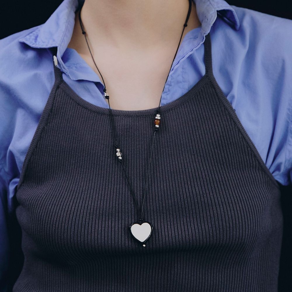 빈티지헐리우드 Mirage Heart String Necklace_VH2579NE005M