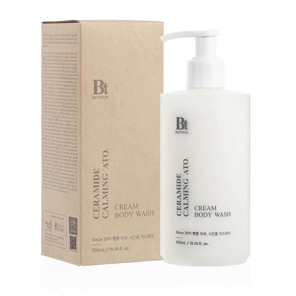 벤튼 세라마이드 카밍 아토 크림 바디워시 300mL 2개 향좋은 노네랄 체취 모공각화증