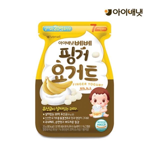 아이배냇 아이배냇 [보리보리]베베 핑거요거트 바나나(7개월부터)