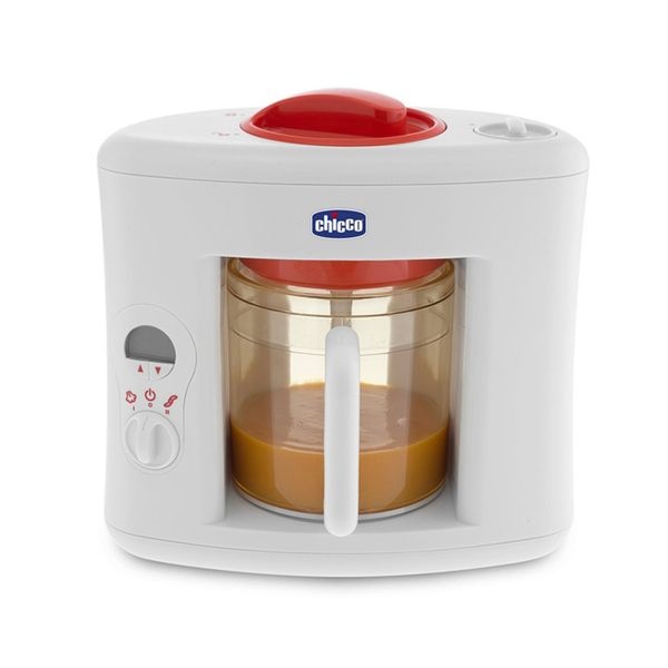 치코 스팀 이유식마스터기 레드 이유식메이커 이유식조리기