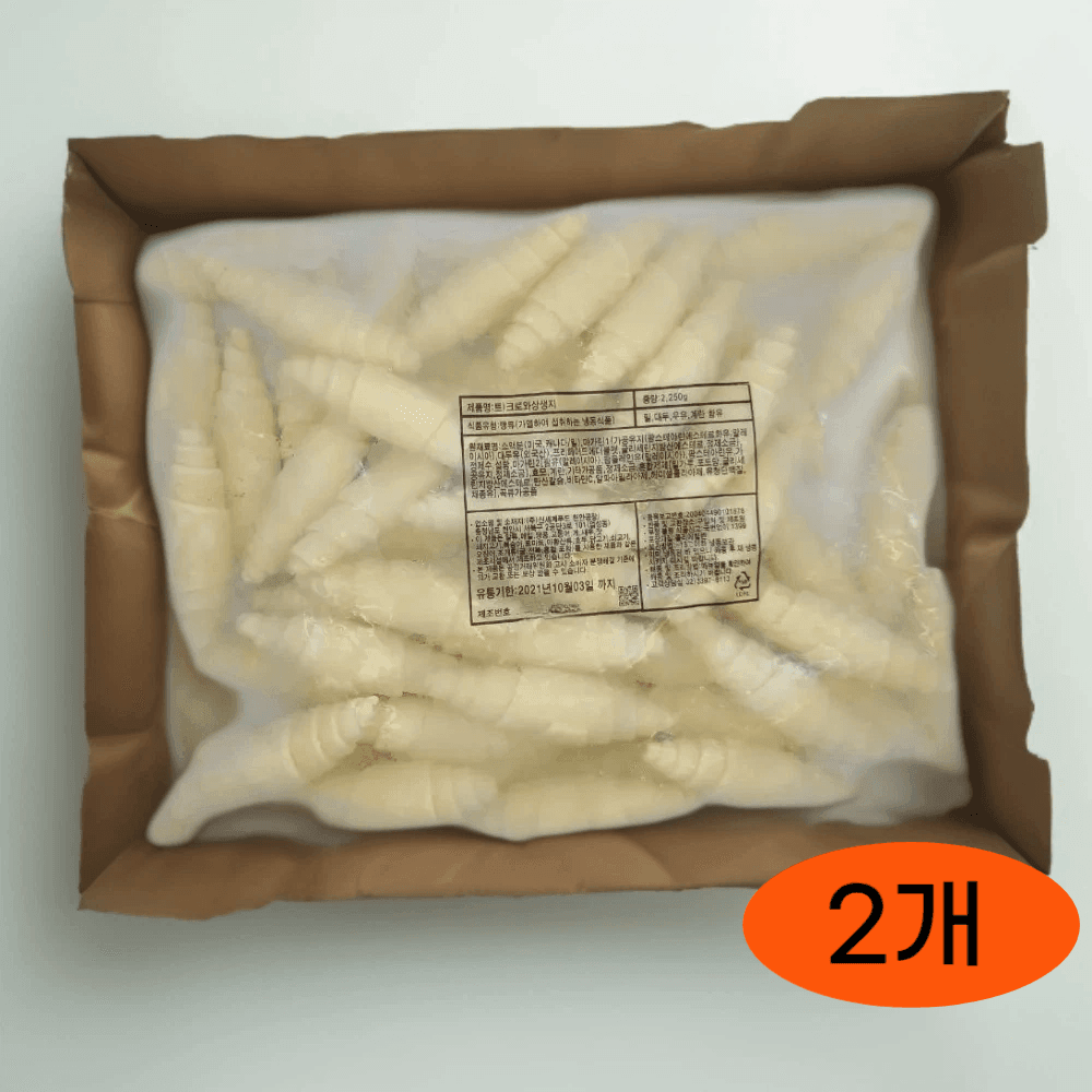 넷카트협력업체 신세계푸드 크로와상생지 2.25kg 2개 대용량 크로플 크로아상 냉동생지