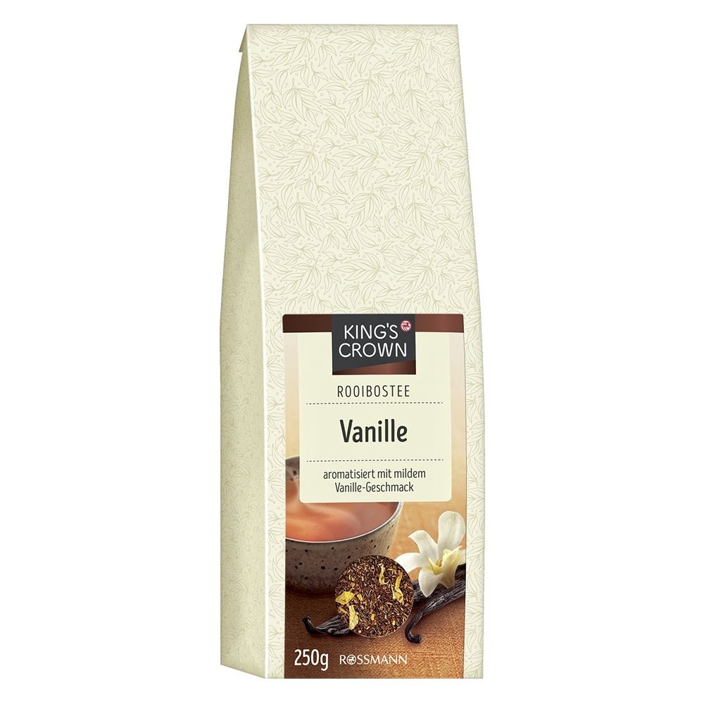 [해외] 로스만 킹스 크라운 잎차 루이보스티 바닐라 250g