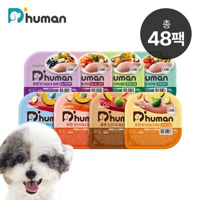 듀먼 (현대Hmall) 굽네 듀먼 강아지 자연화식 100g/48팩