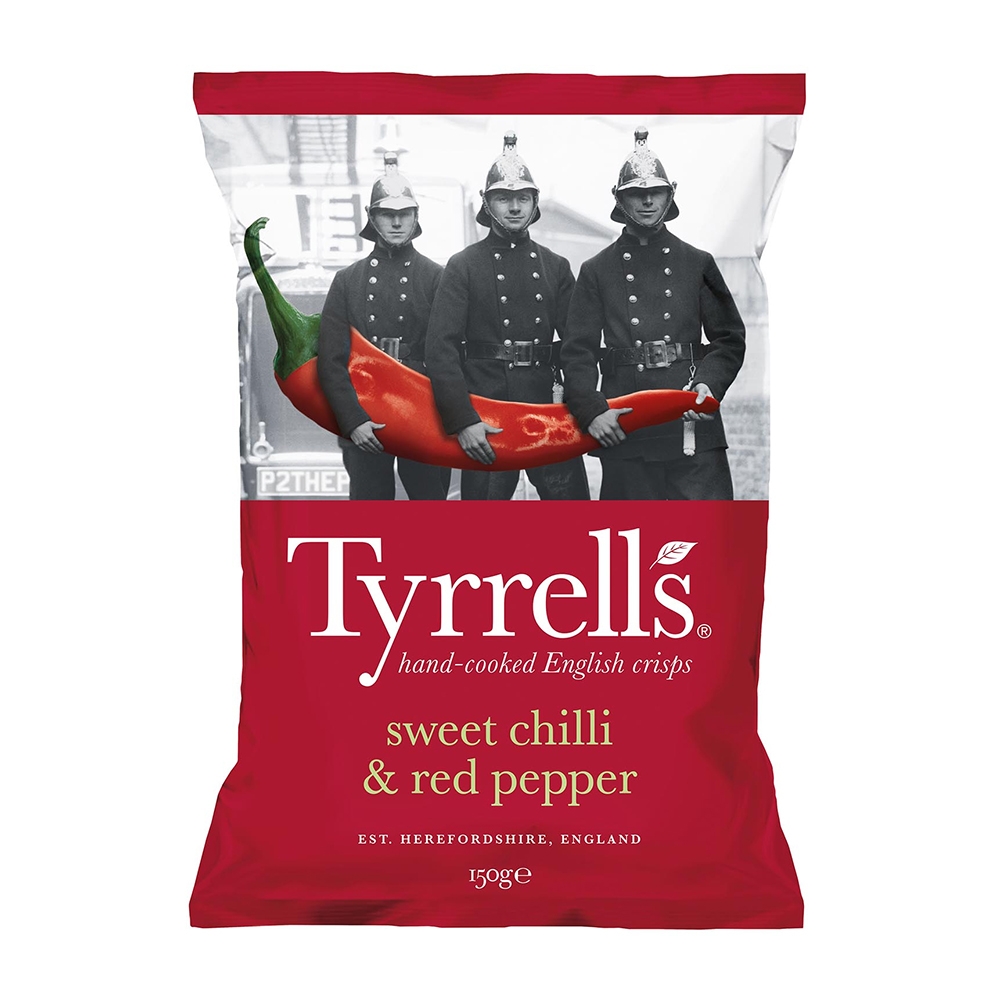 티렐스 프리미엄 감자칩 칠리 & 레드페퍼 150g
