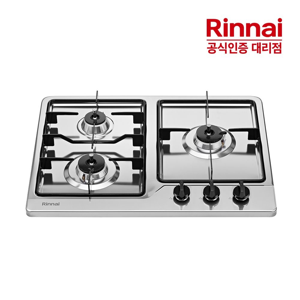 린나이 [전국설치] 린나이 3구 빌트인 가스레인지 RBR-S3603DIJ 가스쿡탑