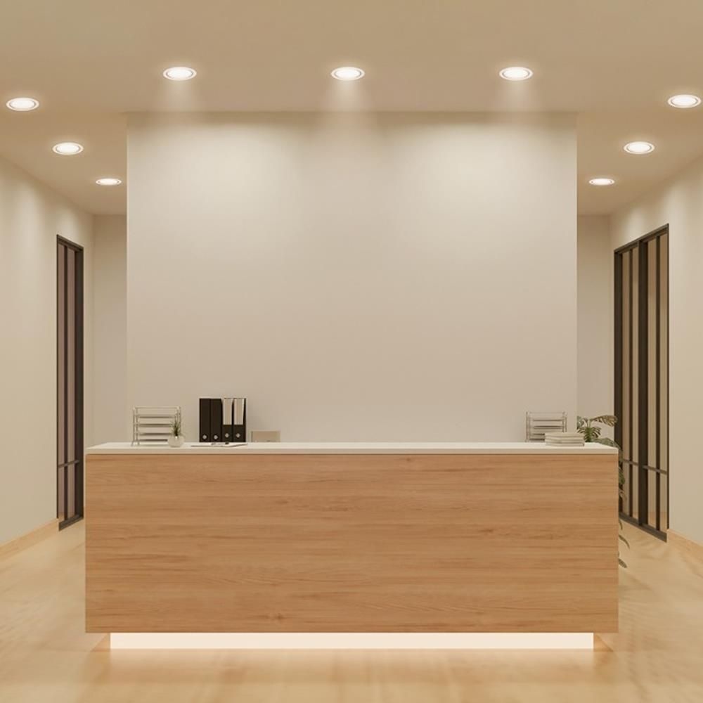 공간조명 눈부심없는 가성비 LED 원형 매립등 간접조명 복도 벽장식등