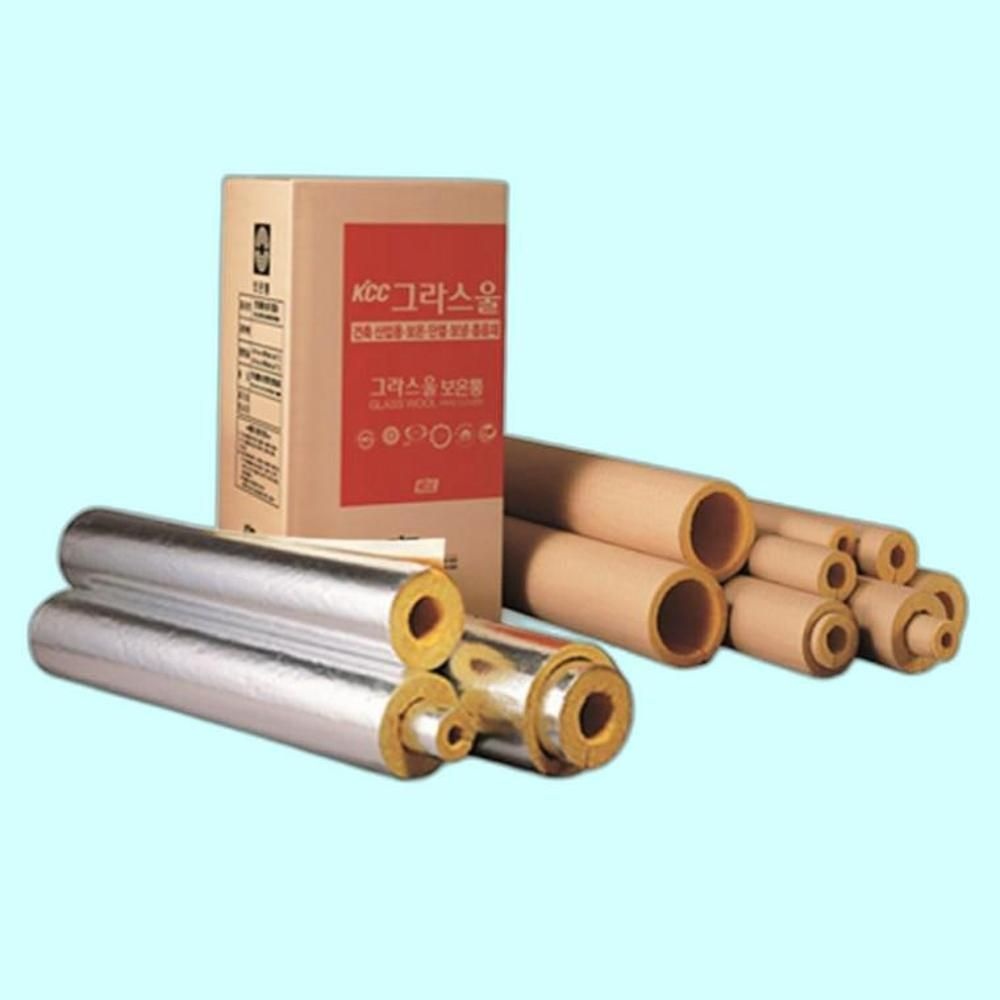 가져유 협력사 가져유 단열재 유리솜 크린카바 셀프카바 강관용 KCC 25T 40T 1M 배관보온재 보온재