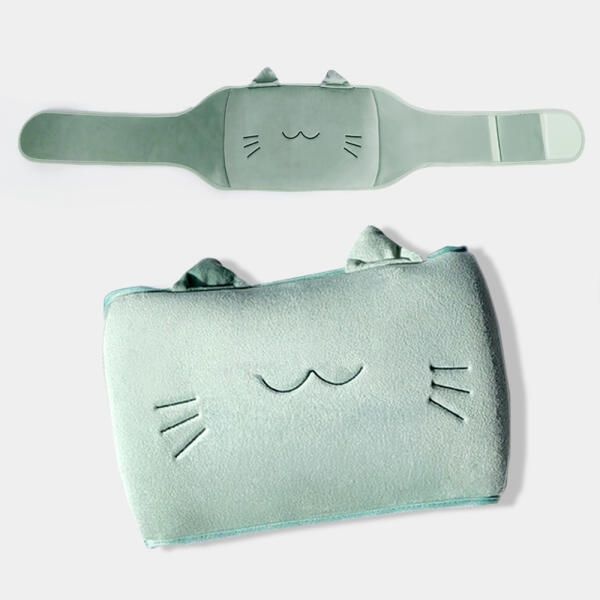 아트박스/어반일렉트로닉스 어반 충전식 온수 찜질팩 고양이 그린 UEP-WP05