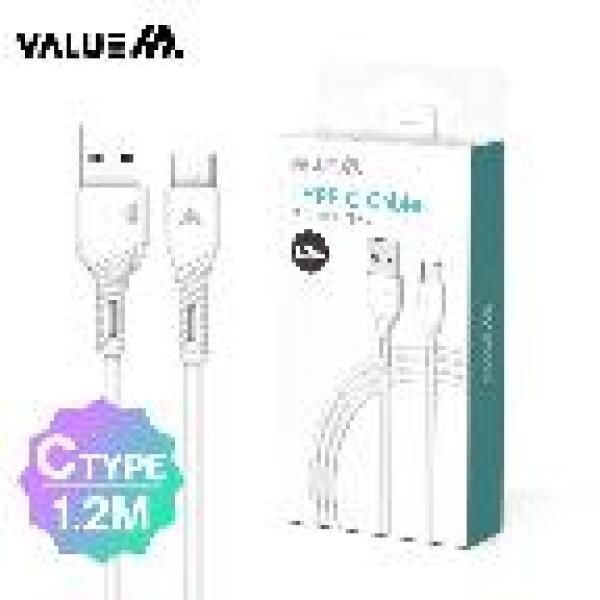 디엠케이코리아 아트박스/오너클랜 밸류엠 C타입 데이터 케이블 1.2M (WB70645)