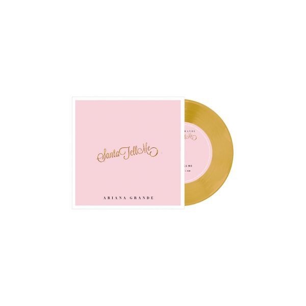 Ariana Grande Format: Vinyl 아리아나 그란데 Ariana Grande LP 엘피판 - Santa Tell Me [Gold 7 Single] [아마존 익스클루시브] (미국 발송)