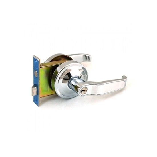 굿락 9000 그랜드 PC실버 레바형 방화문(현관)손잡이 굿락 9000 그랜드 PC실버 레바형