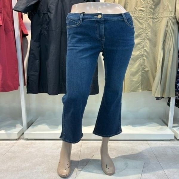 올리비아로렌 sh06 밑단트임 붓컷 데님 밑단트임 붓컷 데님 VOCM...