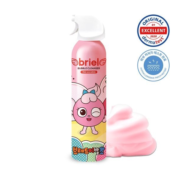 [보리보리]브리엘 핑크마카롱 버블클렌저 200ml