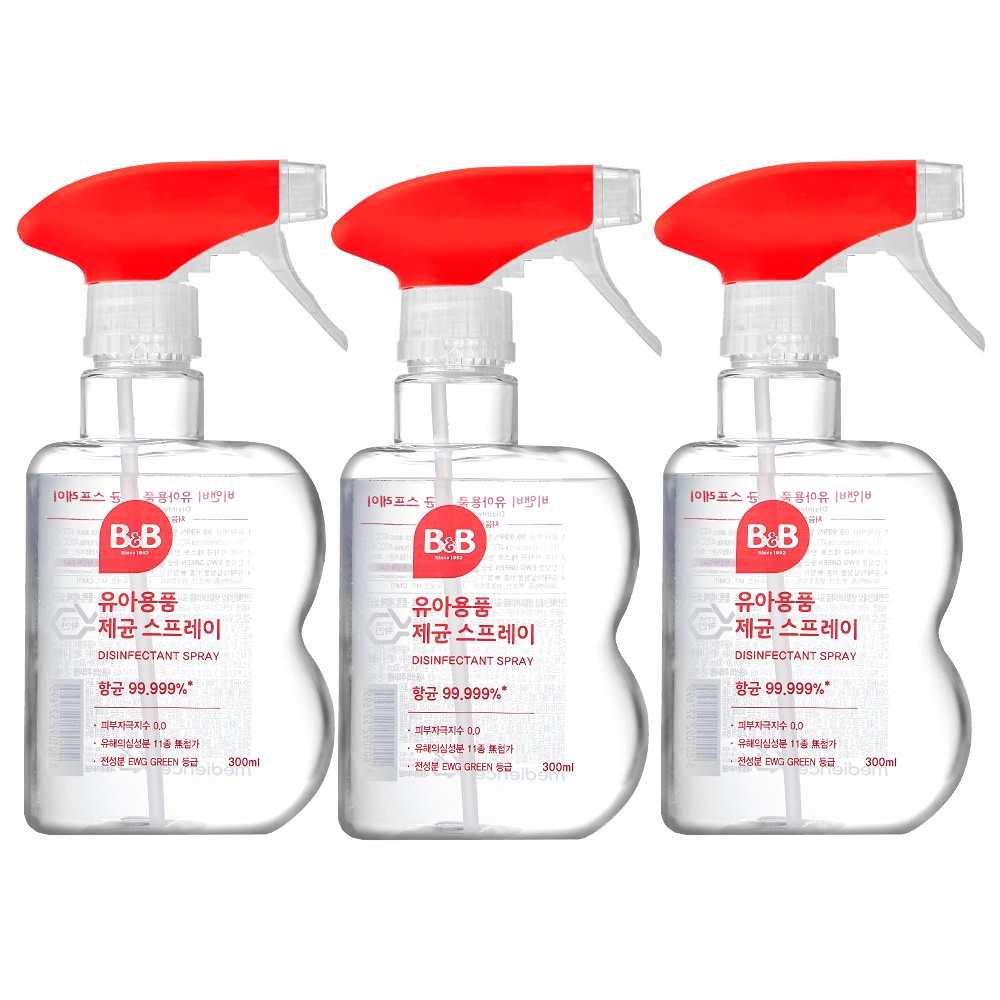 비앤비 안심 제균 스프레이 용기 300ml 3개