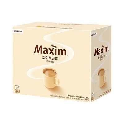 [맥심] 화이트 골드 마일드 커피믹스 400개입