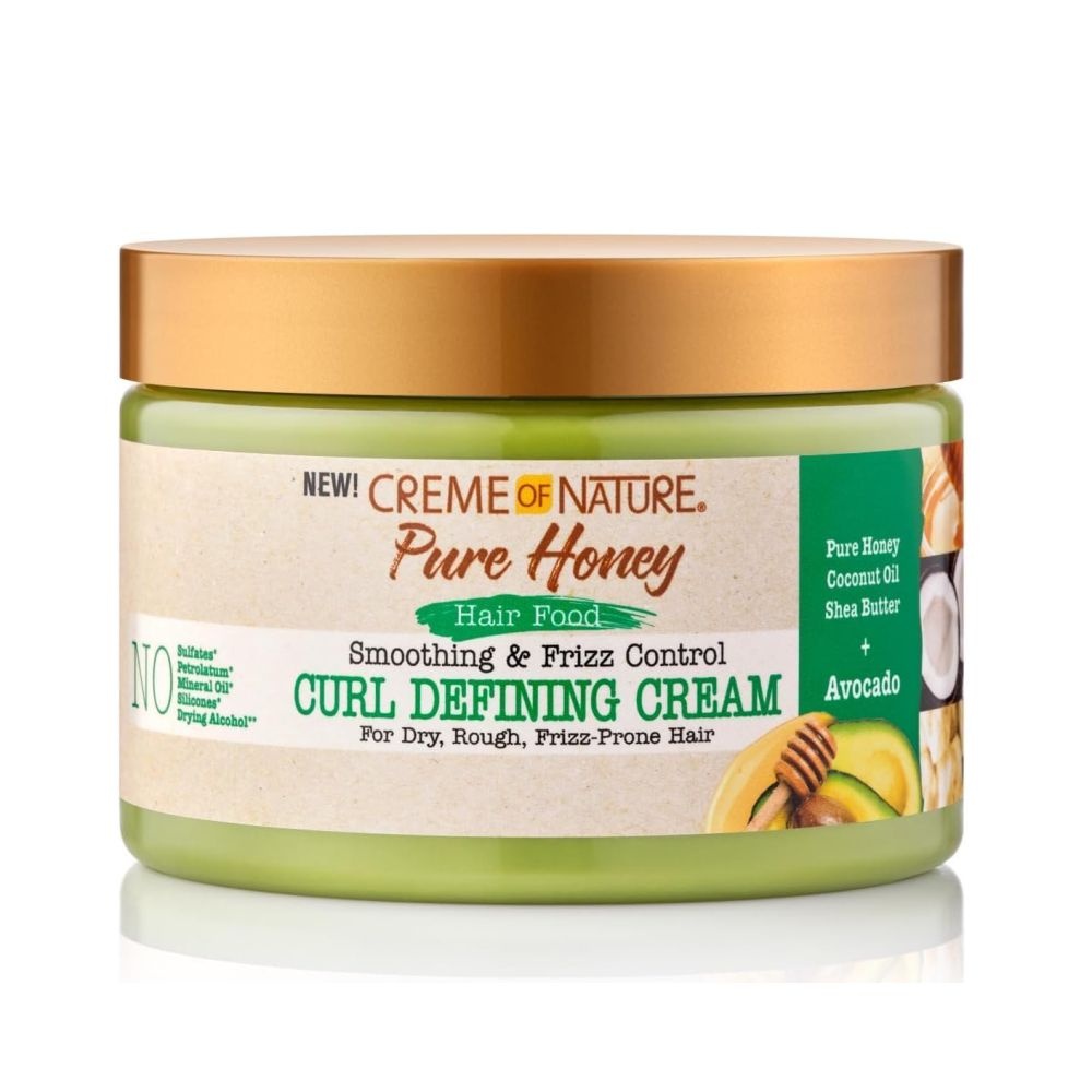 [해외] Creme of Nature 크림오브네이처 퓨어허니 아보카도 컬 디파인닝 크림 326ml 스타일링 리브인 트리트먼트