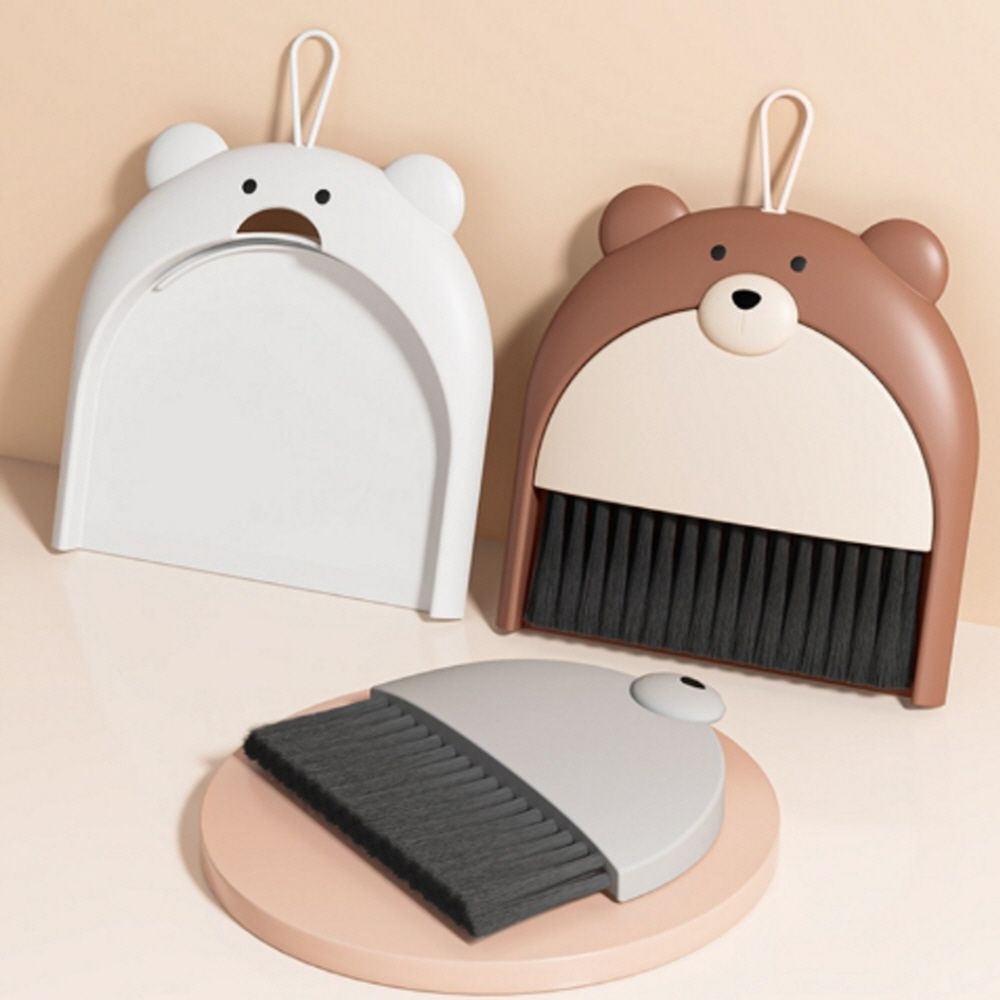 곰돌이 빗자루 세트 초등학생 입학 새학기 준비물 필수품 청소세트 깔끔하고편리 입학선물 편리한빗자루 초등학