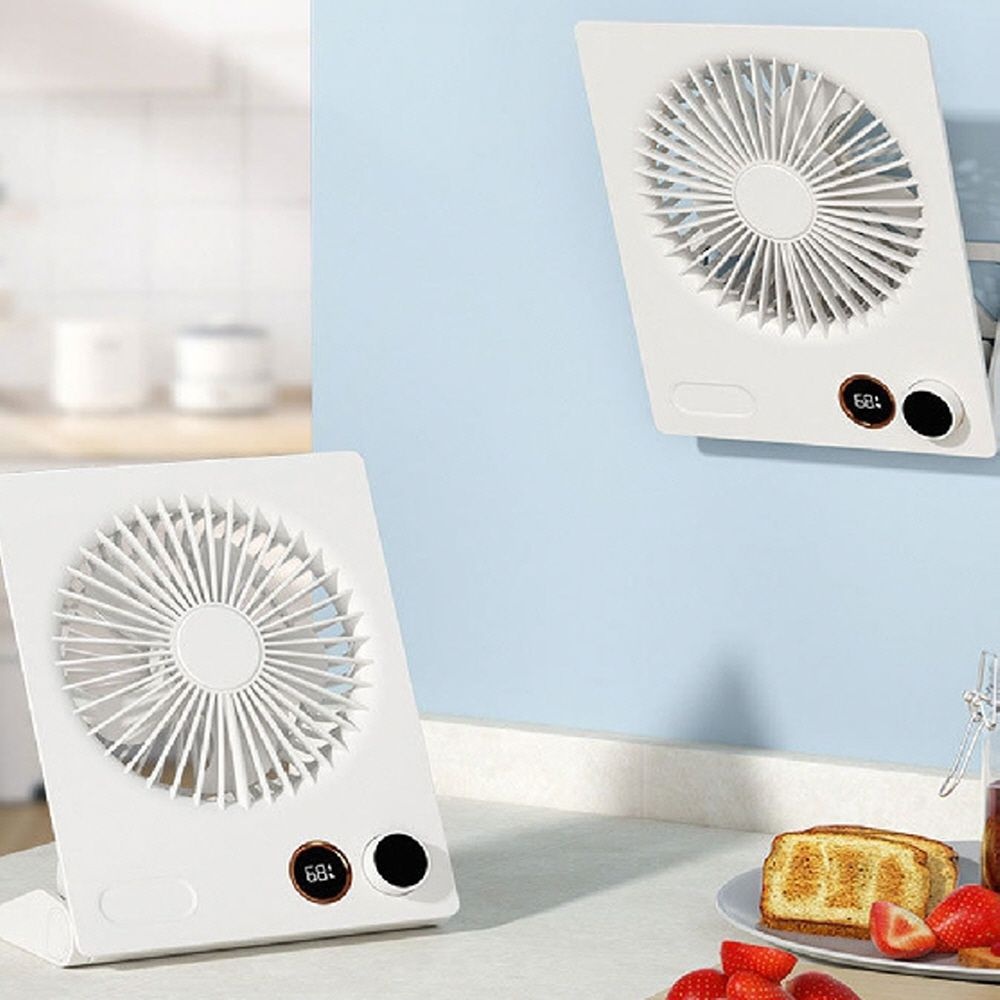 원터치 사각 미니 선풍기 사무실 탁상용 책상 욕실 접이식 소형선풍기 실용적 간편한선풍기 책상용 깔끔한선풍
