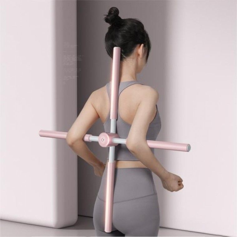 스트레칭봉 요가봉 십자봉 스틱 바른자세 척추 굽은 어깨 십자 밸런스바