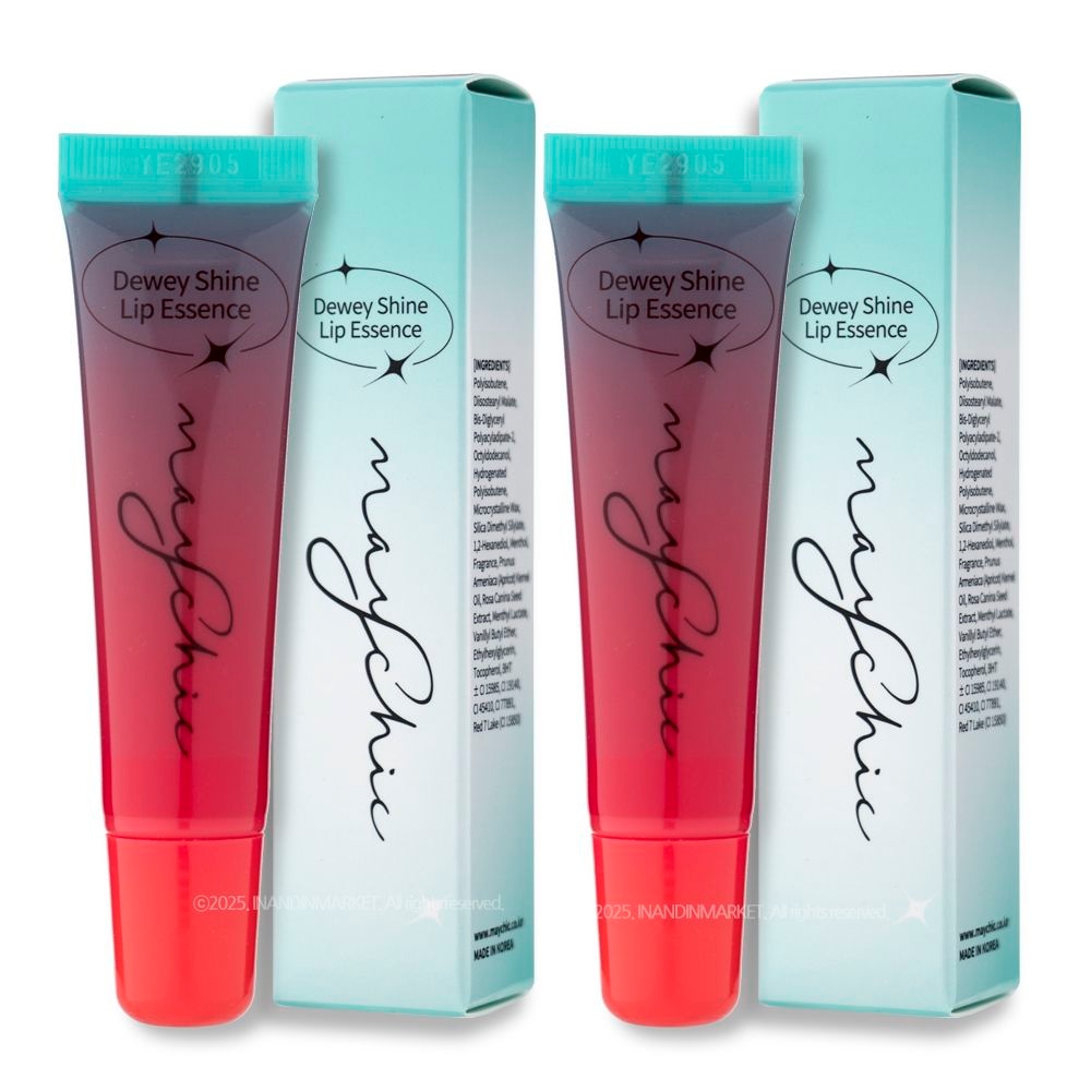 메이시크 듀이 샤인 립 에센스 블러쉬 레드 X 2개