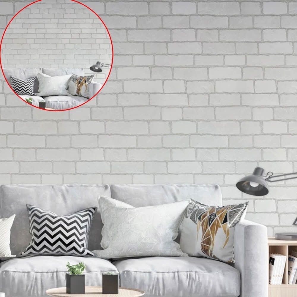 클래식벽돌 단열벽지 1mX20m 붙이는 보온재 벽면장식 방한, image size:1000x1000