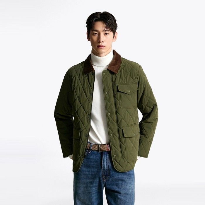 타미힐피거 [공식][정상가:459,000] 다이아몬드 퀼팅 재킷 T12F7WOT160MT2MT1